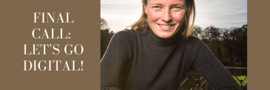 Final Call: Let’s Go Digital! A Column by Melanie Stütz @F10