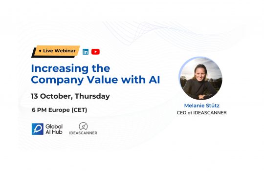 LIVE STREAM: INCREASING THE COMPANY VALUE WITH AI