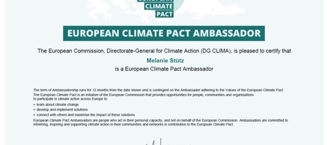 EU GREEN DEAL: EUROPEAN CLIMATE PACT AMBASSADOR