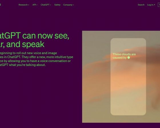 CHATGPT: CAN NOW SEE, SPEAK, AND HEAR