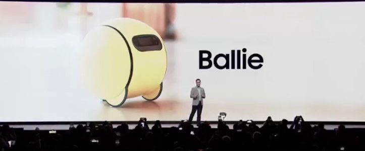 BALLIE: SAMSUNG’S NEW AI ROBOT AT CES 2024