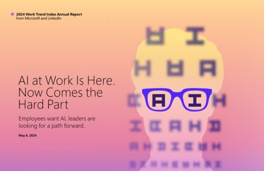 2024 WORK TREND INDEX REPORT: STATE OF AI AT WORK
